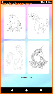 Unicorn Coloring Book screenshot