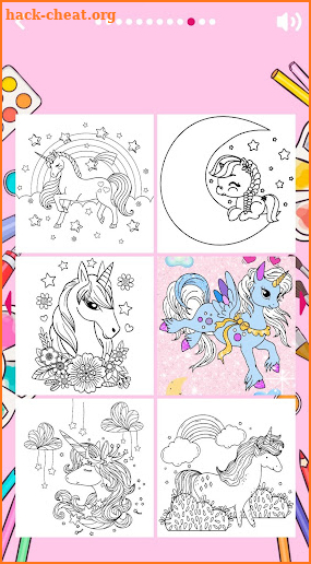 Unicorn Coloring Book screenshot