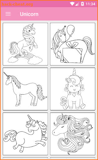 Unicorn Coloring book 2020 screenshot