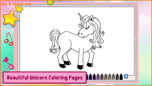 Unicorn Coloring Book & Puzzle screenshot