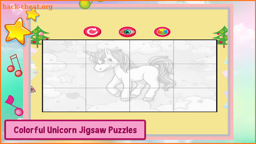 Unicorn Coloring Book & Puzzle screenshot