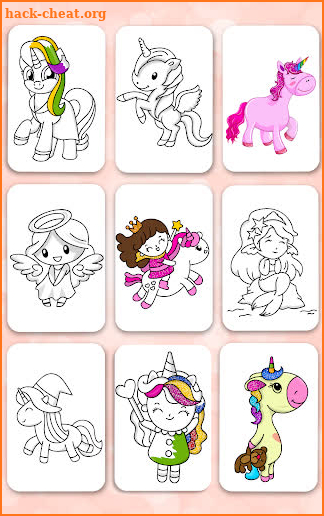 Unicorn Coloring Book & Unicorn Games for Girls screenshot