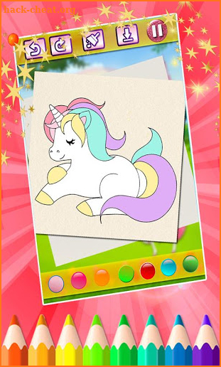 Unicorn Coloring Book: Fun Game for Kids screenshot
