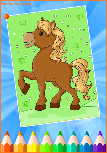 Unicorn Coloring Book Games for Girls screenshot