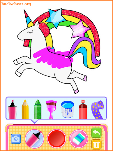 Unicorn Coloring Drawing Games screenshot