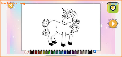 Unicorn Coloring Games - Unicorn Jigsaw Puzzles screenshot