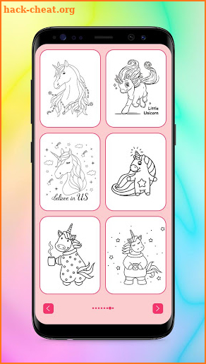 Unicorn Coloring Pages screenshot