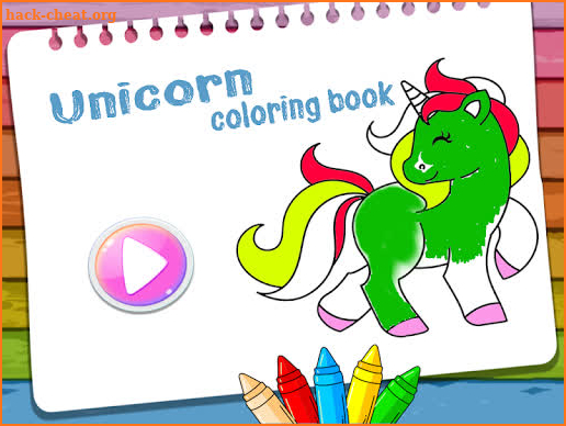 unicorn coloring pages and drawing screenshot