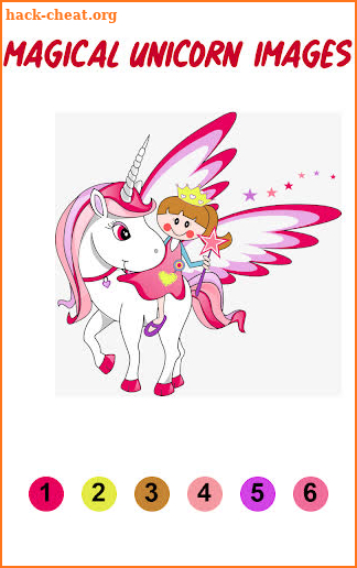 Unicorn Coloring Pages for Girls Activity Art Book screenshot