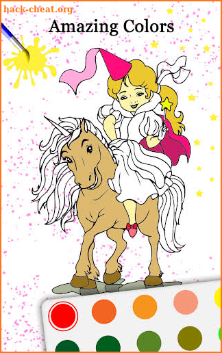 Unicorn Coloring Pages – Pony Coloring Book screenshot
