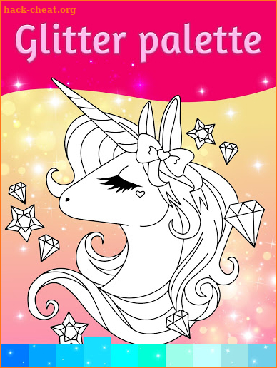 Unicorn Coloring Pages with Animation Effects screenshot