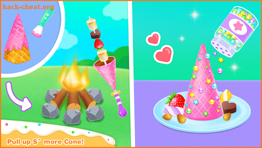 Unicorn Cone Dessert Maker – ASMR Eating Games screenshot