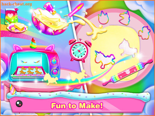 Unicorn Cookie Maker – Bakery Food Games screenshot