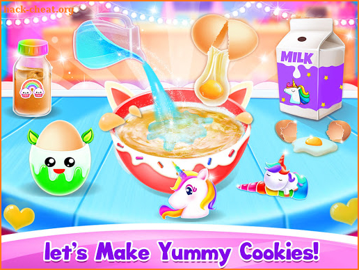 Unicorn Cookie Maker: Kitchen Games For Girls screenshot