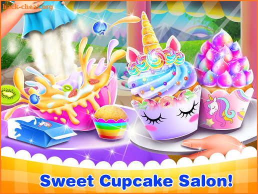 Unicorn Cupcake Maker- Baking Games For Girls screenshot