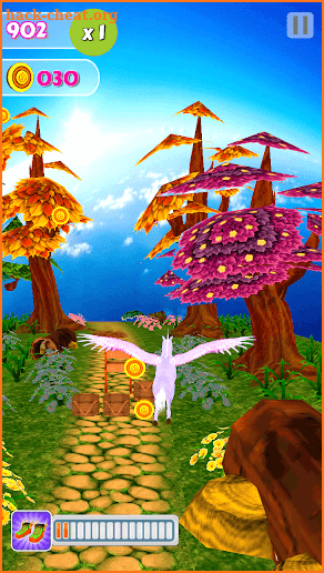 Unicorn Dash Fly Pegasus 3D HD screenshot