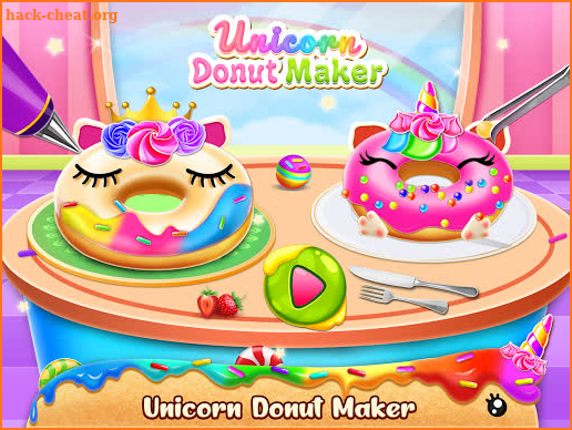 Unicorn Donut Maker Bakery Kitchen screenshot