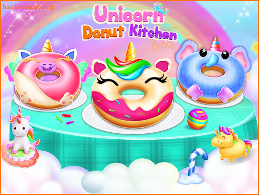 Unicorn Donut Maker: Dessert Cooking Mania screenshot