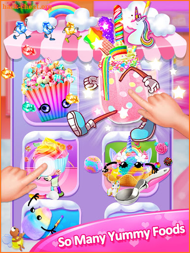 Unicorn Fair Food Chef - Rainbow Food Galaxy screenshot