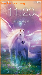 Unicorn Fantaisie Screen Lock screenshot