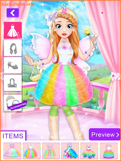 Unicorn Fashion Dress Up Makeover: Girls Games screenshot