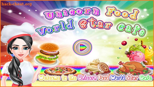 Unicorn Food – World Star Cafe screenshot