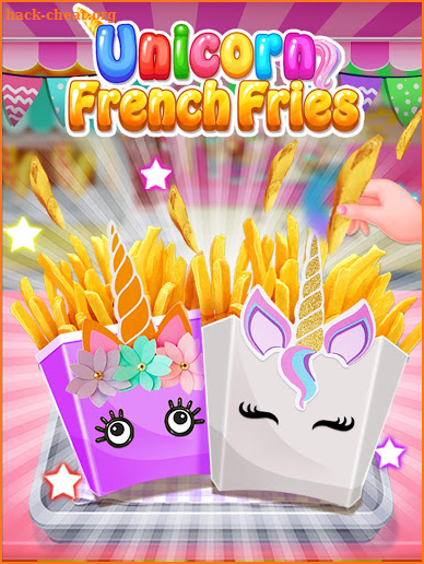 Unicorn French Fries - Trendy Unicorn Carnival screenshot