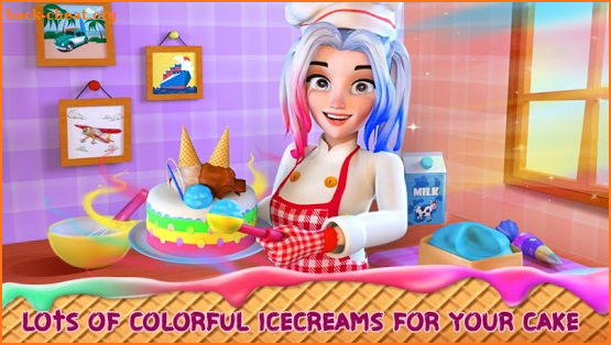 Unicorn Ice Cream Cake Maker : Sweet Dessert Shop screenshot
