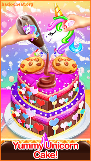 Unicorn Ice Cream Chocolate Cakes Dessert Bakery screenshot