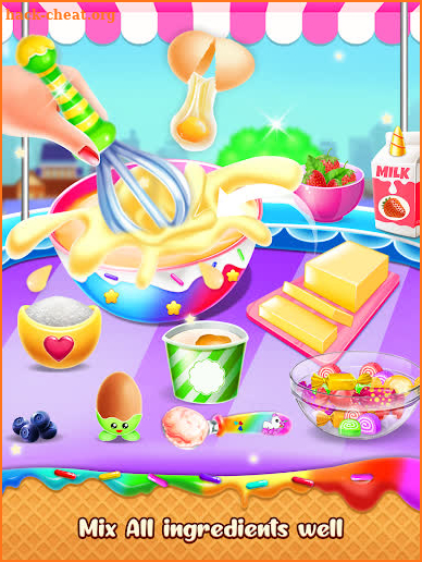 Unicorn Ice Cream Cone Maker: Frozen Dessert Game screenshot