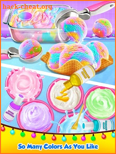 Unicorn Ice Cream Maker - Carnival Fair Food 2018 screenshot
