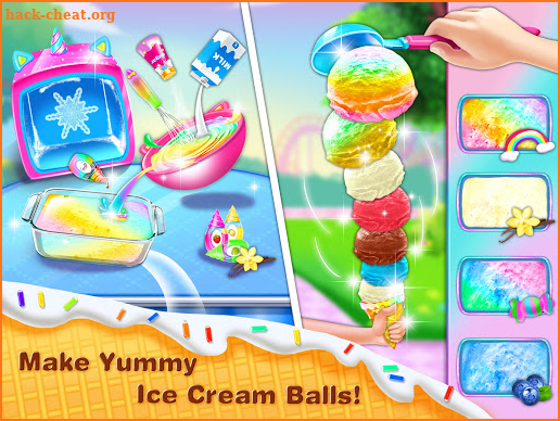 Unicorn Ice Cream Maker– Cone Dessert Maker screenshot