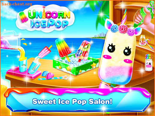 Unicorn Icepop - Popsicles Food Making Game screenshot