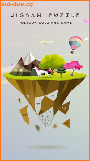 UNICORN: Low Poly Puzzle Game screenshot