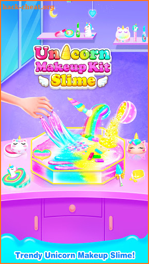 Unicorn Makeup Kit Slime - Slime Games for Girls screenshot