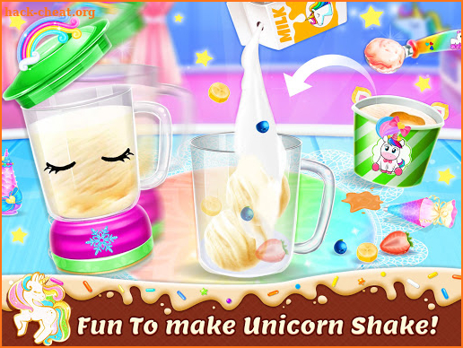 Unicorn Milkshake Games And Icy Food Maker screenshot