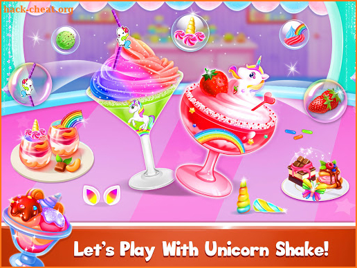 Unicorn Milkshake Maker: Frozen Drink Games screenshot