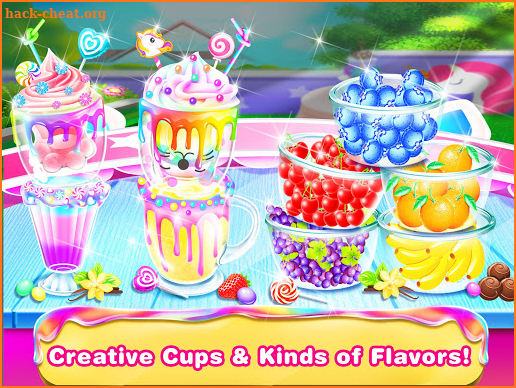 Unicorn Milkshake Maker –Ice Drink Milkshakes Game screenshot