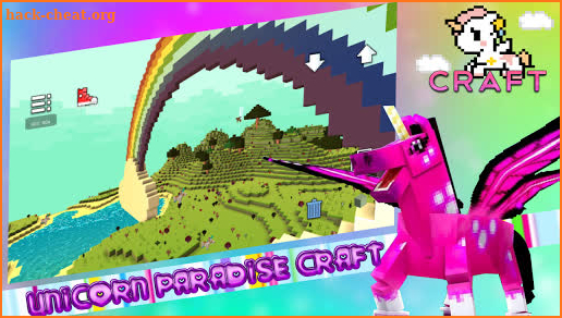 Unicorn Paradise Craft - Girls & Pony World screenshot