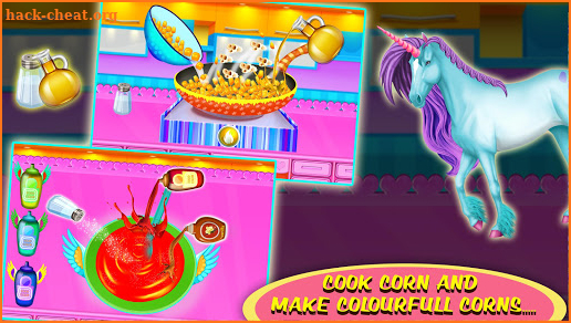 Unicorn popcorn Food Maker Cooking Game screenshot
