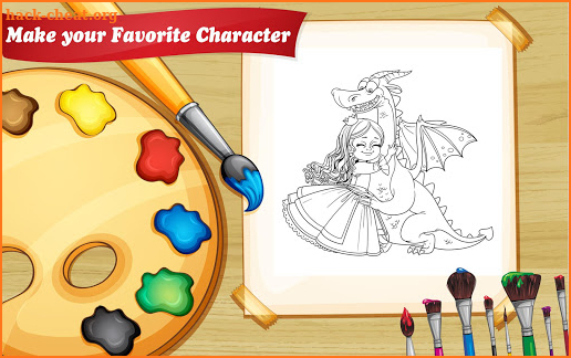 Unicorn Princess Coloring Book Games: Kids Games screenshot