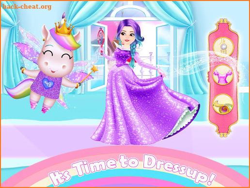 Unicorn Princess Dreamland-Baby Pet Care & Dressup screenshot
