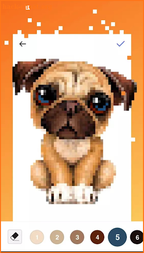 Unicorn Pug - Color By Number & Pixel No Draw screenshot