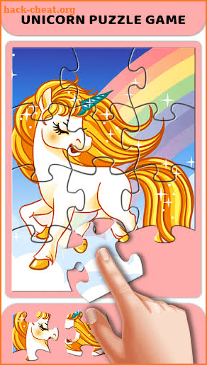 Unicorn Puzzle Game screenshot