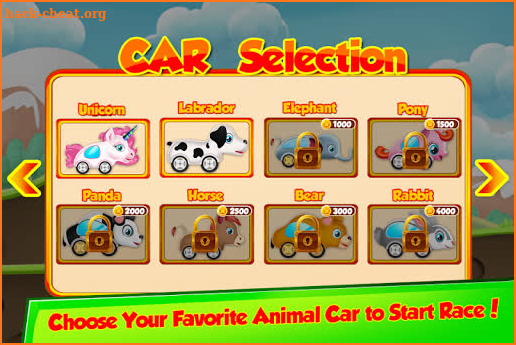 Unicorn Racing Cars Animals Vroom screenshot