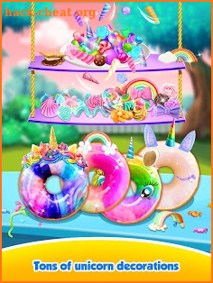 Unicorn Rainbow Donut - Sweet Desserts Bakery Chef screenshot