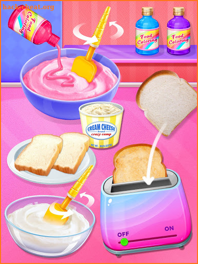 Unicorn Rainbow Toasts - Trendy Unicorn Breakfast screenshot