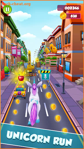 Unicorn Run Rush: Endless Runner Games screenshot