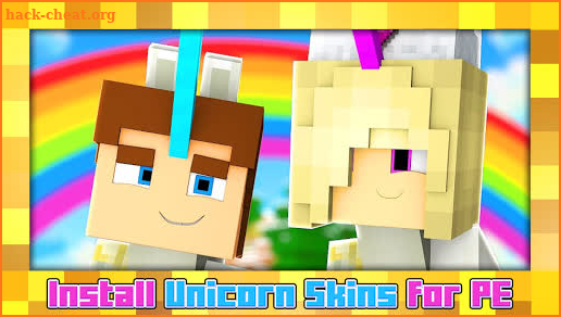Unicorn skins - rainbow skin pack screenshot
