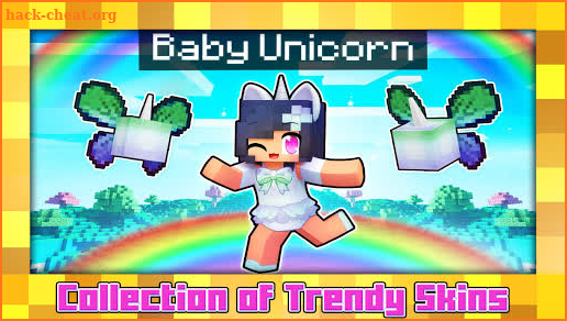 Unicorn skins - rainbow skin pack screenshot